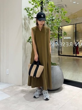 「160cm」｜「アイテム（ワンピース/ドレス）」を使った、YUKI ♪ さん（レディース・160cm）の夏コーディネート