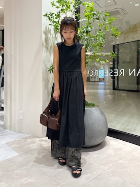 「アイテム（イヤリング）」を使った、YUKI ♪ さん（レディース・160cm）の夏コーディネート