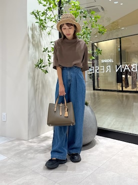 「アイテム（トートバッグ）」を使った、YUKI ♪ さん（レディース・160cm・30代）の夏コーディネート