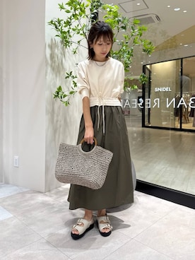 「160cm」｜YUKI ♪ さん（レディース・160cm）の夏コーディネート