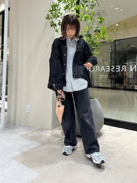 「URBANRESEARCH」｜「アイテム（デニムジャケット）」を使った、YUKI ♪ さん（レディース・160cm）の冬コーディネート