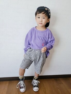 むすこさん(キッズ・100cm)の夏コーディネート