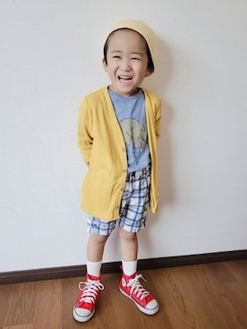 むすこさん（キッズ・100cm）の夏コーディネート