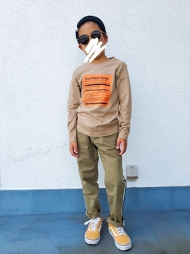 むすこさん(キッズ・134cm)の秋コーディネート