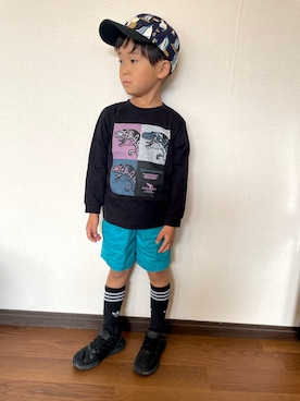 むすこさん（キッズ・100cm）の春コーディネート