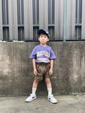 むすこさん（キッズ・110cm）の夏コーディネート