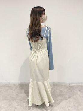 「アイテム（ワンピース/ドレス）」を使った、🌛さん（レディース・165cm・20代）の春コーディネート
