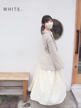 「アイテム（ワンピース/ドレス）」を使った、🌛さん（レディース・165cm・20代）の春コーディネート