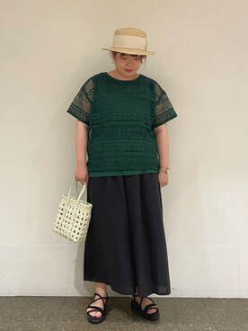 Arisaさん（レディース・152cm）の夏コーディネート