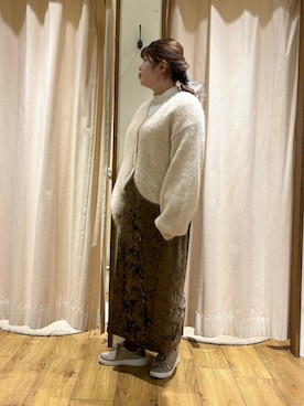 Arisaさん（レディース・152cm）の冬コーディネート