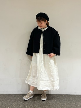 「TSUHARU by Samansa Mos2（ツハルバイサマンサモスモス）のアイテム（その他アウター）」を使った、Arisaさん（レディース・152cm）の冬コーディネート