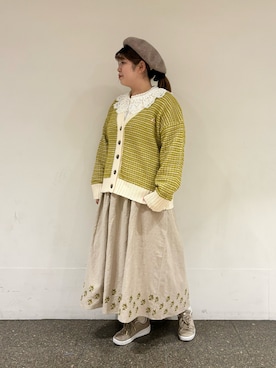 Arisaさん（レディース・152cm）の冬コーディネート