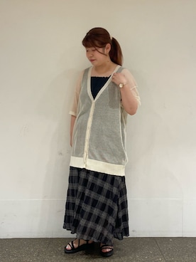 Arisaさん(レディース・152cm)の夏コーディネート