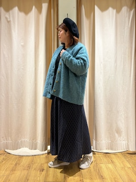 Arisaさん（レディース・152cm）の冬コーディネート