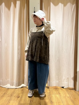 Arisaさん（レディース・152cm）の冬コーディネート