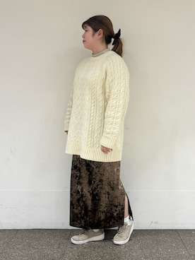 Arisaさん（レディース・152cm）の冬コーディネート