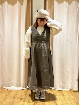 Arisaさん(レディース・152cm)の冬コーディネート