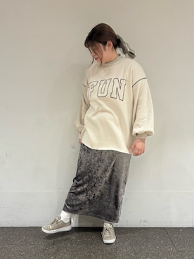 Arisaさん（レディース・152cm）の冬コーディネート