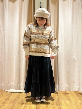 Arisaさん(レディース・152cm)の冬コーディネート