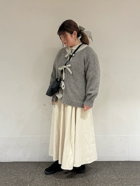 Arisaさん（レディース・152cm）の冬コーディネート