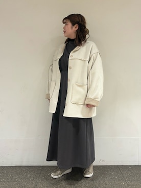 Arisaさん（レディース・152cm）の冬コーディネート