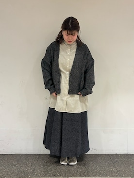 Arisaさん（レディース・152cm）の冬コーディネート