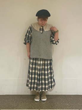 「サマンサ モスモス(Samansa Mos2)」｜Arisaさん（レディース・152cm）の秋コーディネート