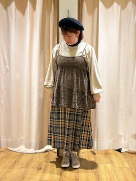 Arisaさん（レディース・152cm）の冬コーディネート