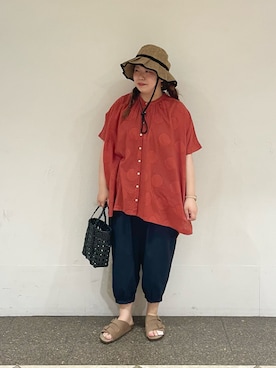 Arisaさん（レディース・152cm）の夏コーディネート