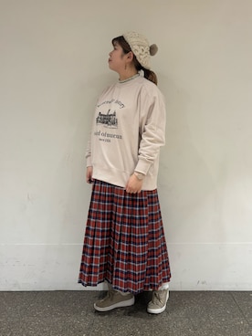 Arisaさん（レディース・152cm）の冬コーディネート