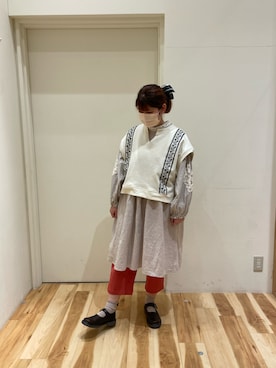 Arisaさん（レディース・152cm）の春コーディネート