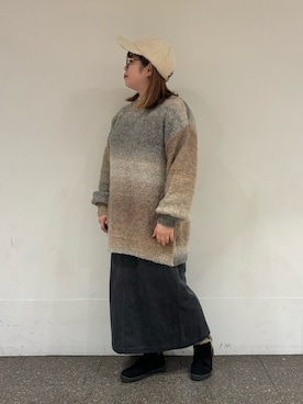 Arisaさん（レディース・152cm）の冬コーディネート