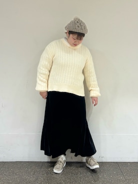 Arisaさん（レディース・152cm）の冬コーディネート