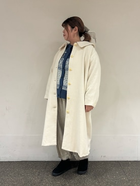 「アイテム（その他アウター）」を使った、Arisaさん（レディース・152cm）の冬コーディネート