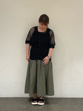 Arisaさん（レディース・152cm）の夏コーディネート