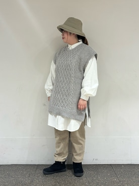 Arisaさん（レディース・152cm）の冬コーディネート