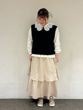 Arisaさん（レディース・152cm）の冬コーディネート