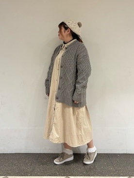 Arisaさん（レディース・152cm）の冬コーディネート