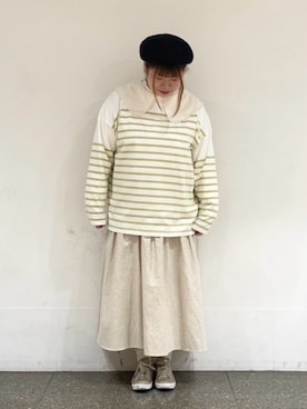 Arisaさん（レディース・152cm）の春コーディネート