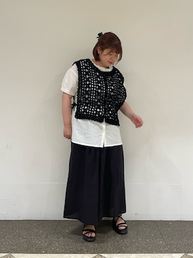 Arisaさん（レディース・152cm）の夏コーディネート