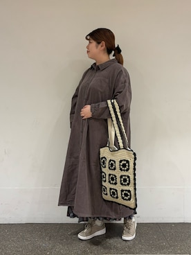 Arisaさん（レディース・152cm）の冬コーディネート