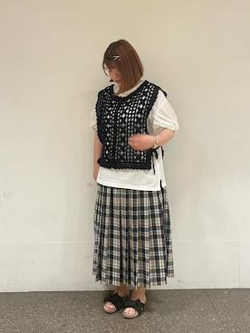 Arisaさん（レディース・152cm）の夏コーディネート