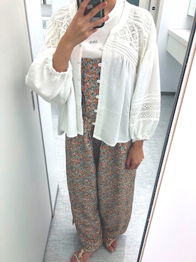 「idem（イデム）のアイテム（オールインワン・サロペット）」を使った、らゆちゃんさん（レディース・149cm）の秋コーディネート
