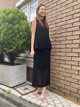 「Luftrobe（ルフトローブ）のアイテム」を使った、moemi27さん（レディース・158cm）の夏コーディネート