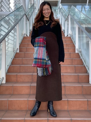 INED（イネド）の「《INED30th×スタイリスト辻直子》ドッキングニット