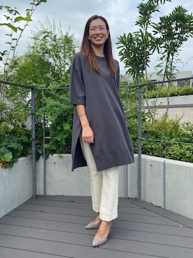 「フレアデニム」｜moemi27さん（レディース・158cm）の秋コーディネート