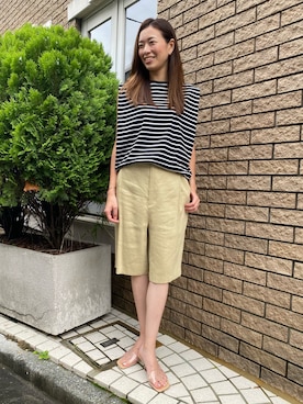 「INED（イネド）のアイテム」を使った、moemi27さん（レディース・158cm）の夏コーディネート