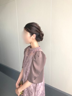 「披露宴」｜わたさん（レディース・158cm）の夏コーディネート