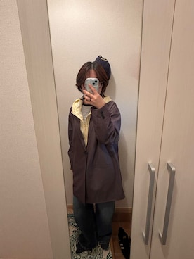 「DISCOAT（ディスコート）のアイテム（ジャケット/アウター）」を使った、monas_0831さん（レディース・157cm）の春コーディネート