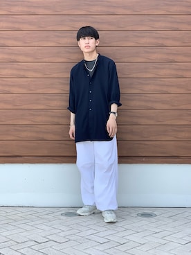 「RAINMAKER（レインメーカー）のアイテム」を使った、まひろさん（メンズ・174cm）の夏コーディネート